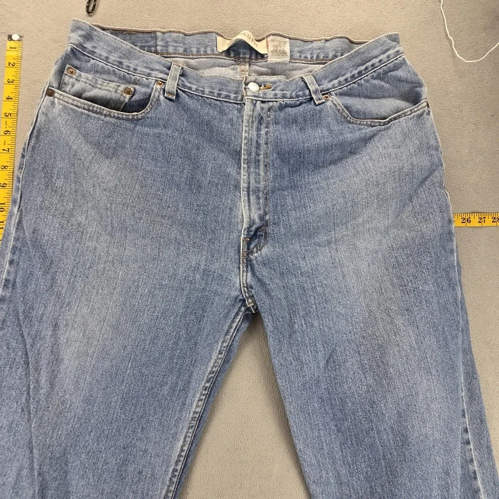 Levis‎ 550 Jeans Mens Blue Relaxed Light Wash Zip Fly Fits 38x30